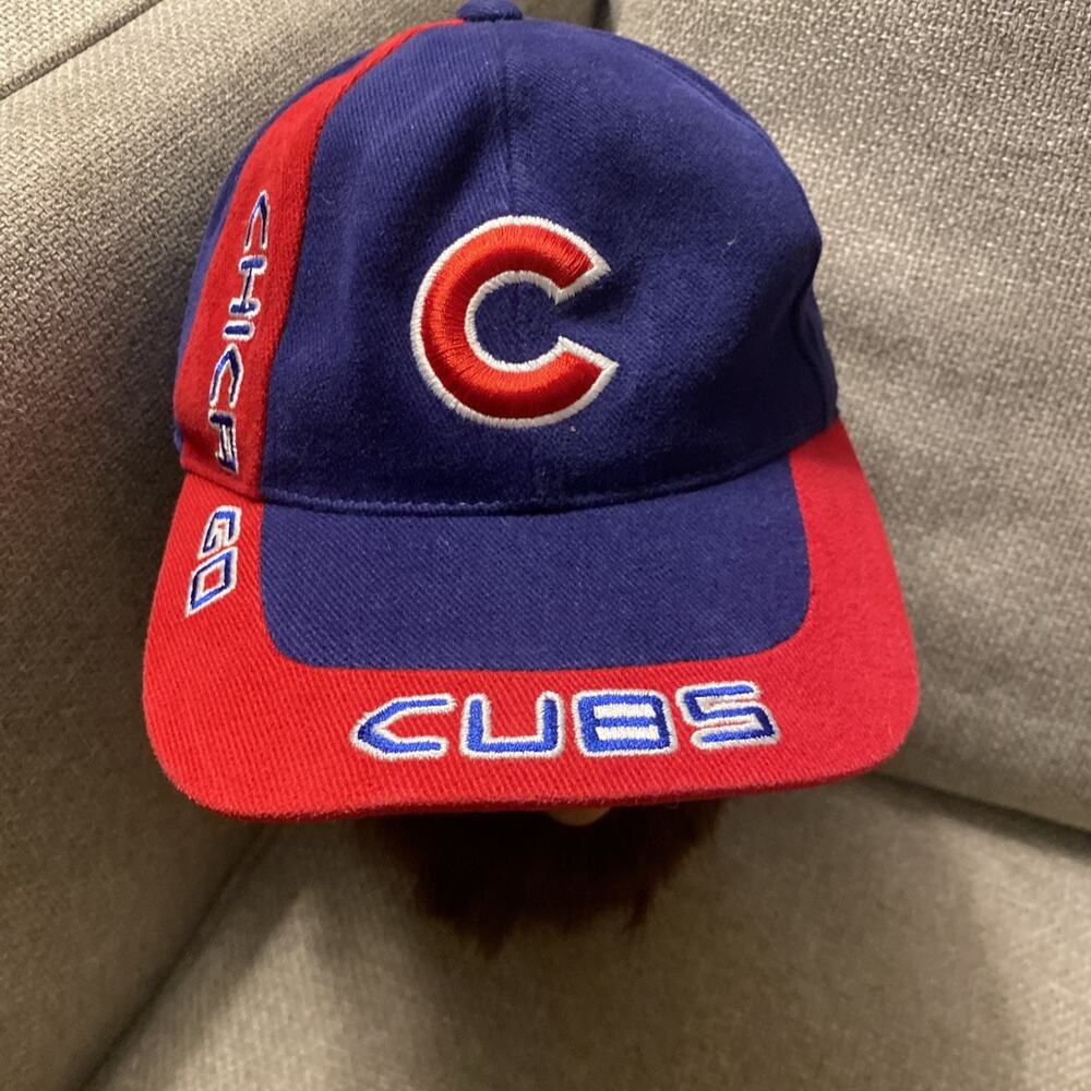 Vintage Y2K Chicago Cubs Hat Cap Logo Athletic Rare, Cool Design